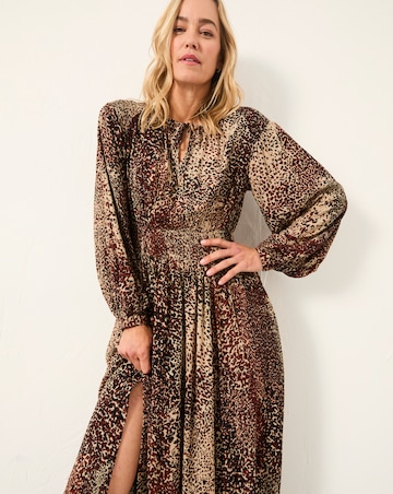 Fatface Jaqs Animal Midi Dress