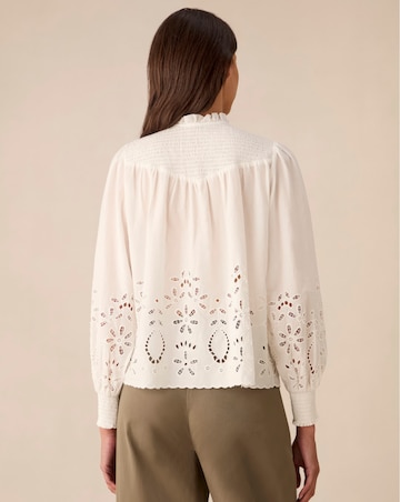 Ro&Zo Cut Out Detail Blouse