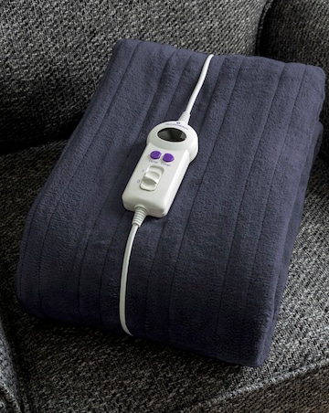 Slumberdown Comfy Hugs Navy Heated Throw