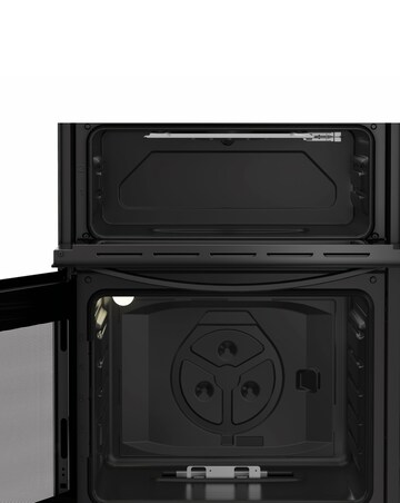 Indesit ITG6GB 60cm Gas Twin Cooker - Black + Installation