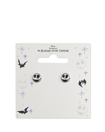 Nightmare Before Christmas Jack Skellington Stud Earrings