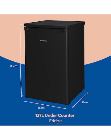 Russell Hobbs RH85UCLF552E1B 85cm Under Counter Fridge - Black - E Rated