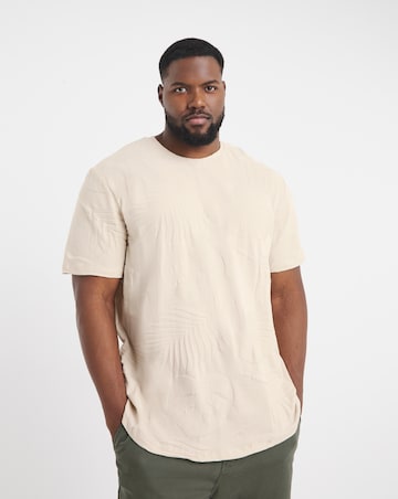 Jack & Jones Lowell Palm T-Shirt - Natural