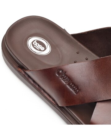 Base London Drift Cross Strap Sandal