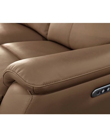 Aspire Kingsmere Leather Power Recliner Corner Sofa