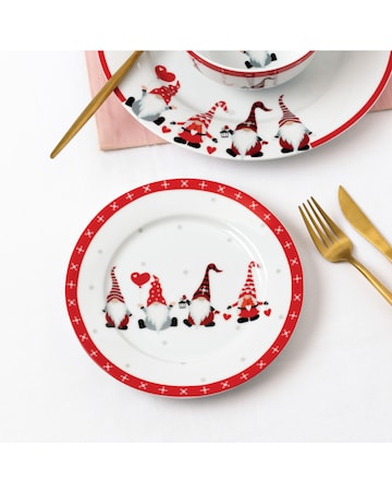 Waterside Nordic Gnome 12 Piece Dinner Set