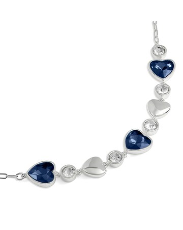 Radley Silver Plated Heart Stone Set Bracelet
