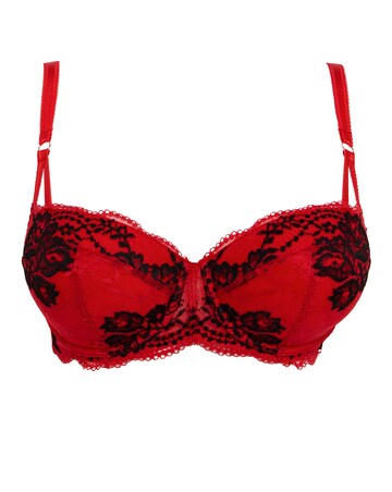 Figleaves Intense Balcony Bra B-F - Red