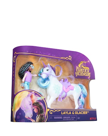 Unicorn Academy Layla Doll & Glacier Unicorn