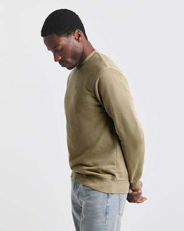Union Garment Dyed Crew Neck Sweat- Tan
