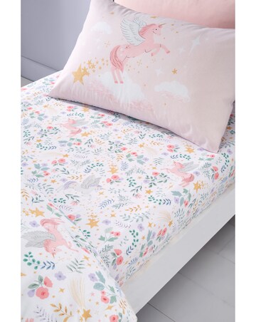 Catherine Lansfield Fairytale Unicorn Fitted Sheet