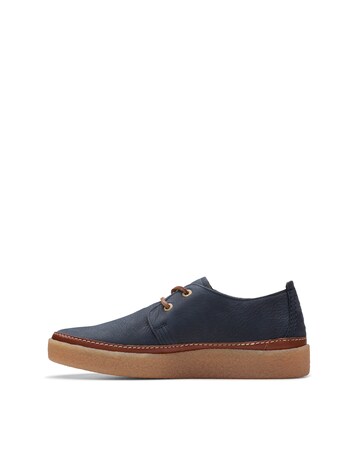 Clarks Clarkwood Low Shoe - Navy Nubuck