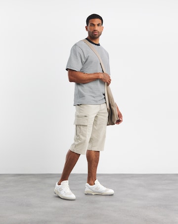 3/4 Length Twill Cargo Short