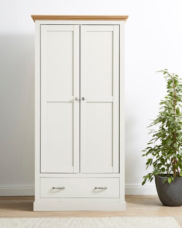 Julipa Ashford 2 Door 1 Drawer Wardrobe