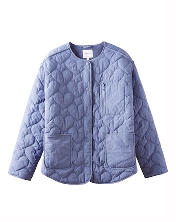 Blue Heart Quilted Jacket