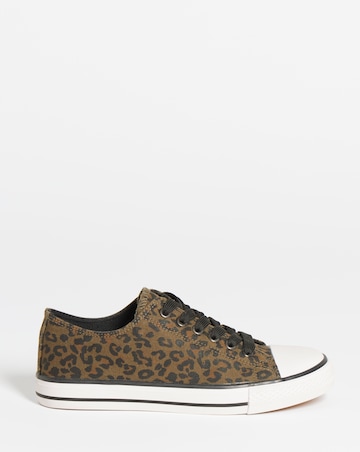 Angel Low Cut Canvas Trainers - Extra Wide Fit (EEE)