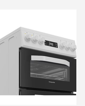 Hotpoint HDE5VDCW 50cm Electric Double Cooker Ceramic Hob - White Installation