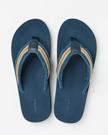 FatFace Harris Flip Flop - Navy