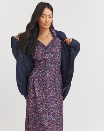 Julipa Shirred Waist Shirt Dress