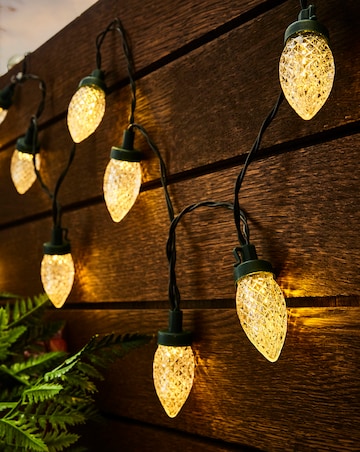 MultiPower Pine Cone String Lights - Set of 30