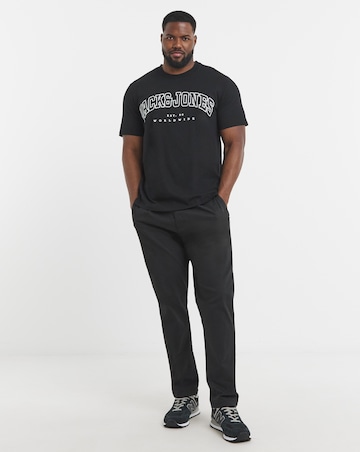 Jack & Jones Caleb Logo T-Shirt - Black