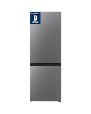 Fridgemaster MC50165ES 60/40 Fridge Freezer - Silver E Rated