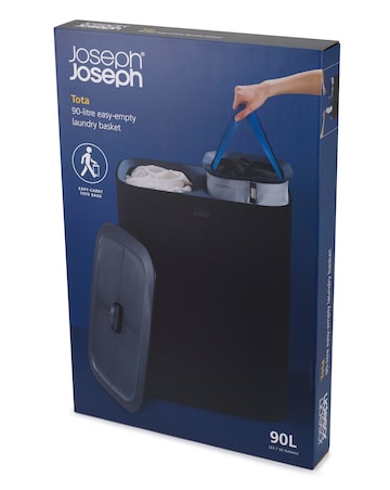 Joseph Joseph 90L Laundry Basket Black