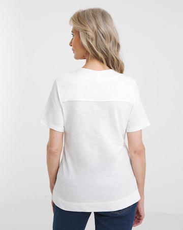 Julipa Contrast Stitch Pure Cotton Top