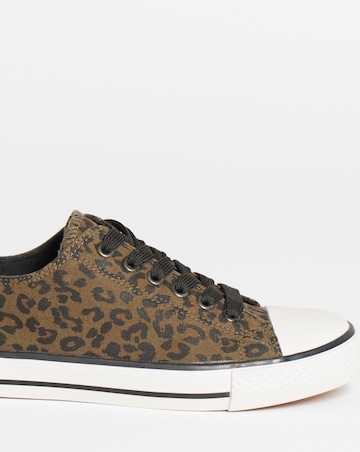 Angel Low Cut Canvas Trainers - Extra Wide Fit (EEE)