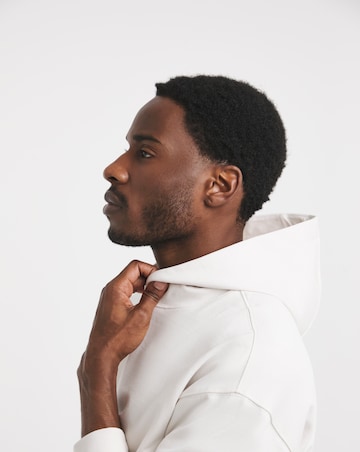 Open Hem Oversized Hoodie- Light Stone