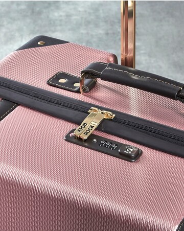 Rock Vintage Large Suitcase - Pink