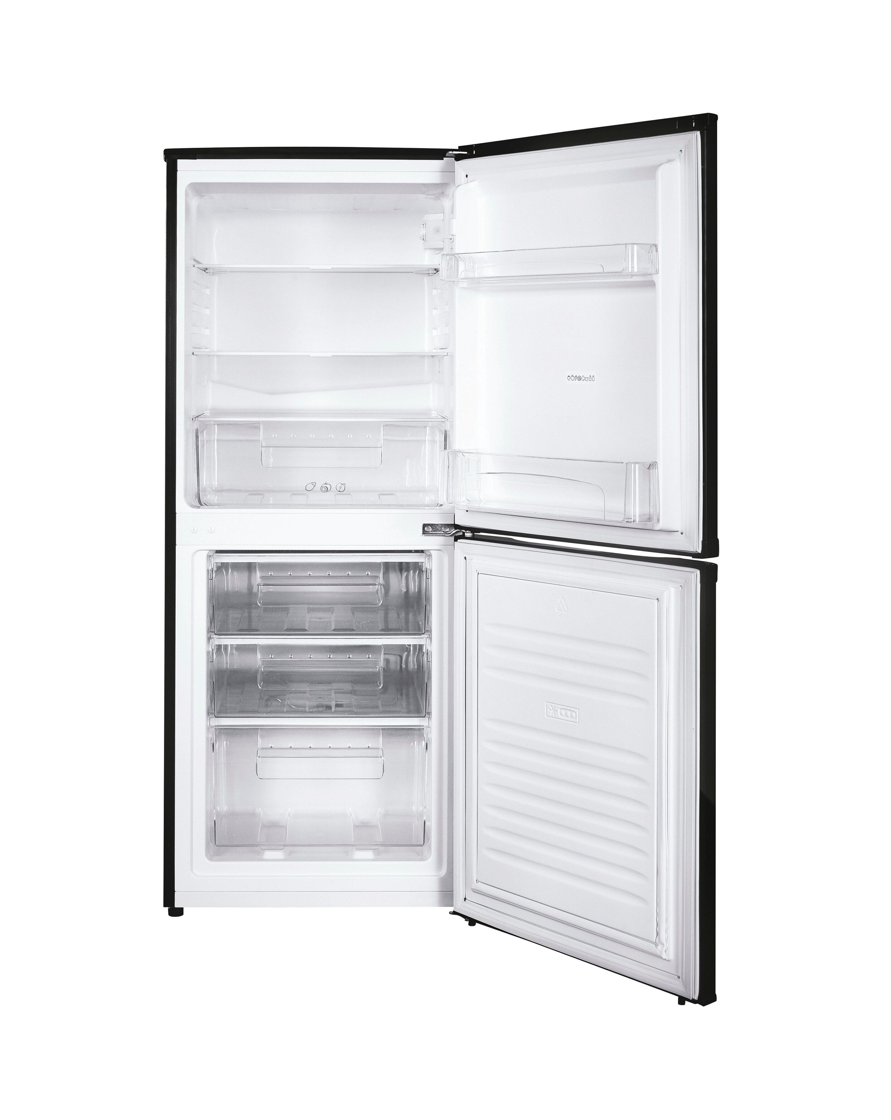 Candy CCH1S513EBK-1 55 x 135cm Fridge Freezer - Black | JD Williams