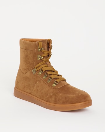 Tan Hitop Boot Wide Fit