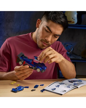 Mattel Brick Shop Hot Wheels Cadillac Project Gtp Hypercar Building Toy Kit