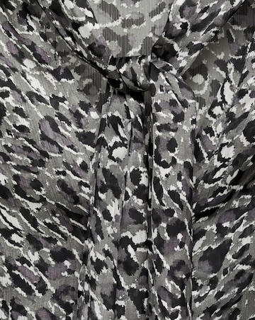 Mango Leopard Print Blouse