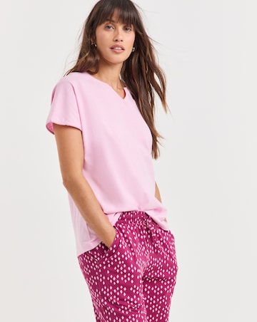 JD Williams (2 Pack) Cotton Top Pyjama Sets