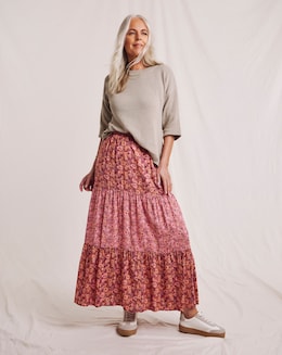 Julipa Mix Print Maxi Skirt