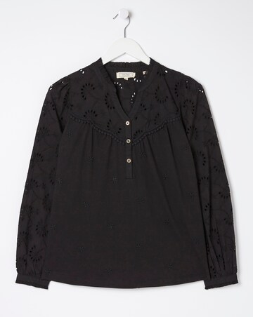 FatFace Kerry Broderie Top