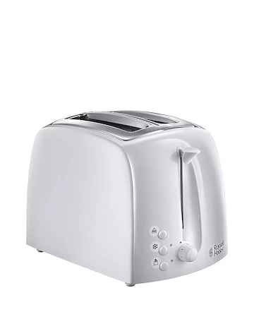 Russell Hobbs 21640 Textures White 2 Slice Toaster