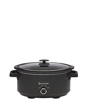 Russell Hobbs 7L Matte Black Slow Cooker