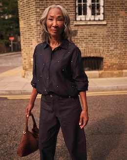 Embellished Long Sleeve Shirt