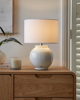 Ceramic Wireless Rechargeable Table Lamp