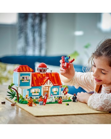 LEGO Disney Lilo and Stitch Beach House Building Toy 43268