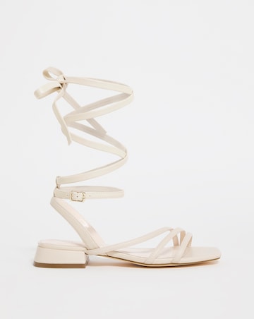 Rosalina Strappy Multi Wear Flat Sandals Ex Wide Fit