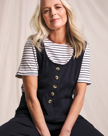 Julipa Pure Cotton Jersey Dungaree