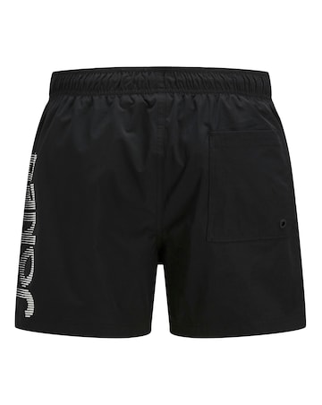 Jack & Jones Maui Logo Swim Short - Black