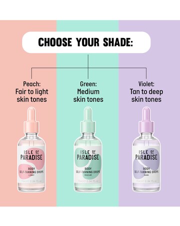 Isle of Paradise, Body Drops, Dark, 75ml