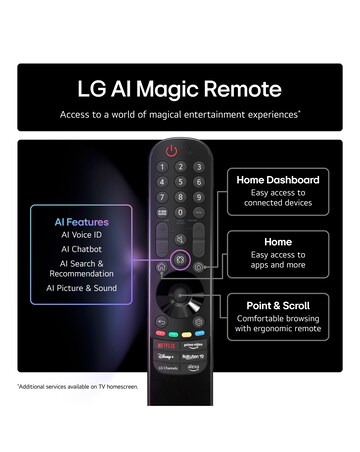 LG 43NANO80A6B 43in NanoCell AI 4K Smart TV