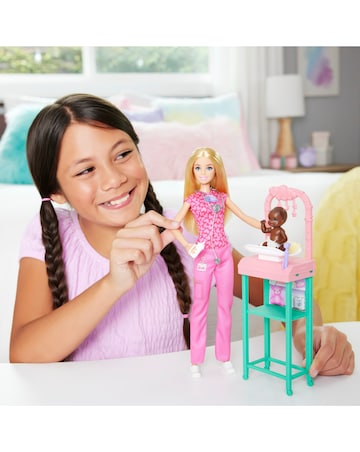 Barbie Baby Doctor Doll and Playset