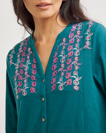 Julipa Embroidered Jersey Top